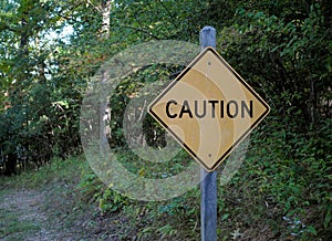 Caution sign