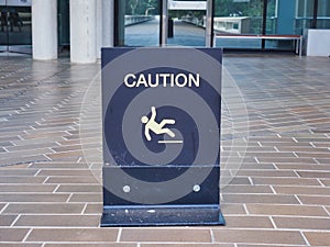 Caution Sign, Beware of Slipping