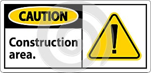 Caution Sign Construction Area