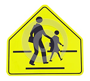 caution sign - school crossing