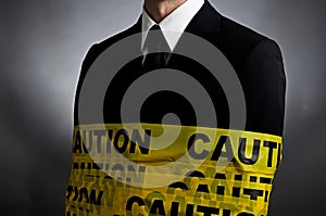 Caution Tie