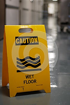 Caution Wet Floor