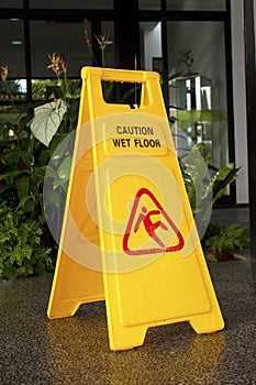 Caution Wet Floor