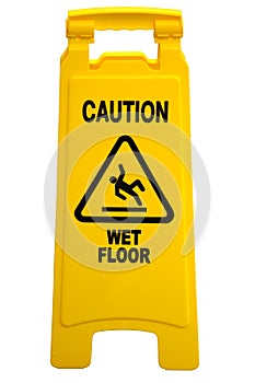 Caution Wet Floor Sign photo