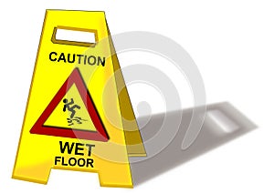 Caution Wet Floor