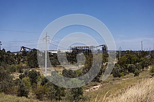 Caval Ridge coal mine wash plant in Central Queensland.