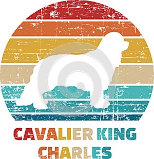 Cavalier King Charles vintage photo