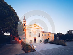 Cavallino in Italy. Chiesa di Santa Maria Elisabetta church