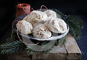 Cavallucci, traditional Tuscan Christmas pastry.