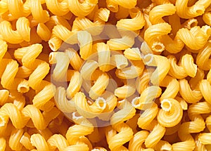 Cavatappi pasta from durum wheat