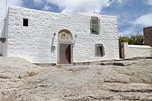 Cave of Apocalypse at Patmos island, Greece