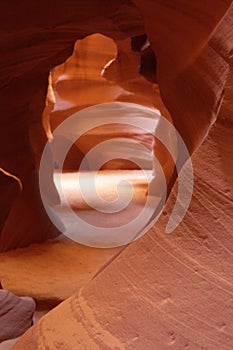 A cave in a Arizon slot canyon