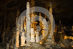 Cave of Aven d'Orgnac in France photo