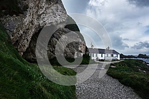 A cave at Ballintoy Harbour, Northern Ireland