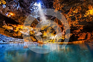 Cave and Basin Historic Site in Banff National Park, Canada