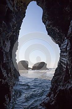 Cave on the Beach of the Cathedrals