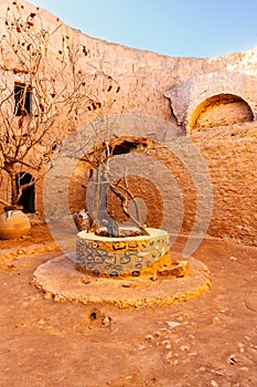 Cave berber house. Matmata, Tunisia, Africa