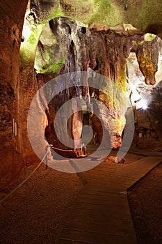 Cave Calaveres in Benidoleig in Spain