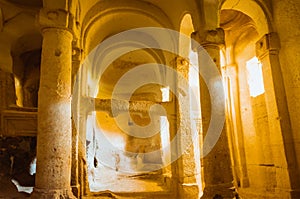 Cave church in Cappadocia, Turkey