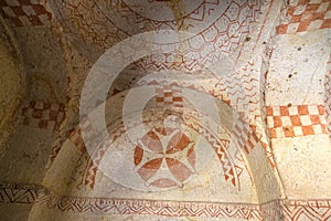 Cave church in Goreme, Cappadocia, Turkey