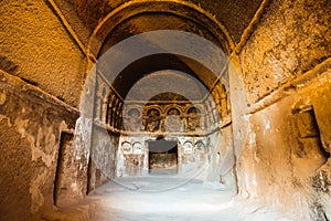 Cave church in Selime Cappadocia Turkey