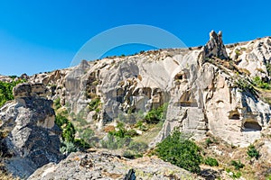 Cave Churches at Goreme Open Air Museum in Rose Valley Cappadocia, Turkey.