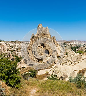 Cave Churches at Goreme Open Air Museum in Rose Valley Cappadocia, Turkey.