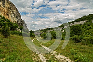 Cave City in Cherkez-Kermen Valley, Crimea