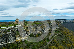 Cave city Mangup-Kale, near the city of Bakhchisaray, Crimea