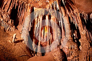 Cave dark interior