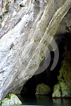 Cave in Defileul DunÄƒrii Donau, Danube, also known as Clisura DunÄƒrii, a geographical region in Romania.