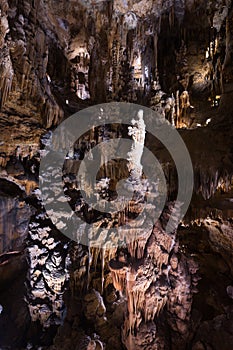 Cave of Demons is geological sight of Southern France