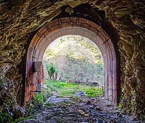 cave door scenery nature