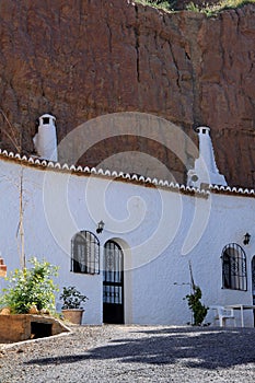 Cave dwelling, Guadix, Spain.