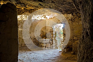 Cave Dwelling Sasso in Scicli, Sicily, Italy
