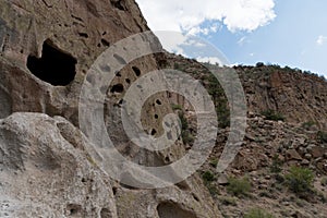 Cave dwellings in Bandelier Park - 4