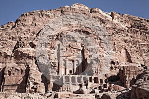 Cave dwellings in Petra Kingdom of Jordan