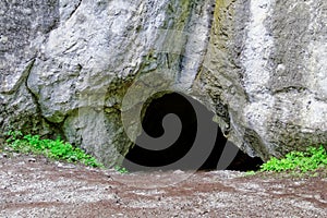 Cave entrance photo