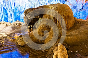 Cave in Ha Long Bay photo