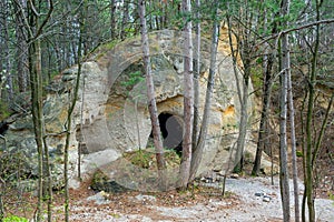 Cave at the Harzberg Mountain in Bath Voeslau