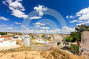 Cave house neighbourhood in Guadix