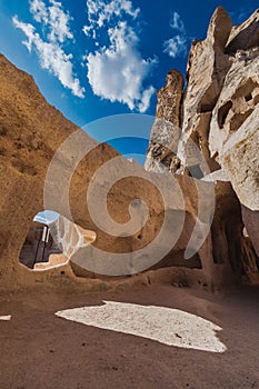 Cave house in Uchisar village, Cappadocia,