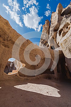 Cave house in Uchisar village, Cappadocia,