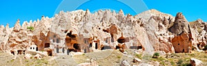 Cave houses in Cappadocia.