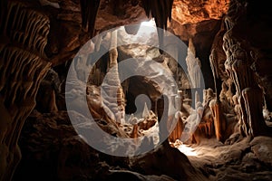 cave with intricate formations and speleothems, showcasing the beauty of the underground world