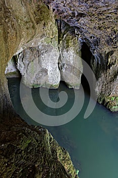 A cave on the lison river