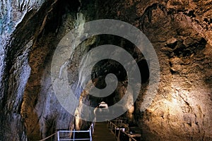 In this cave Mount Carmel primitive people lived a million years ago