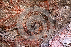 Cave paintings in Loreto Cueva del Raton