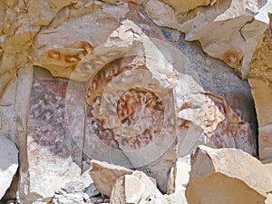 Cave paintings in Patagonia, Argentina, Cueva de las Manos