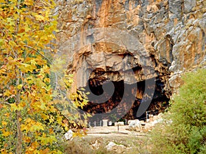 Cave of Pan Banyas, Israel